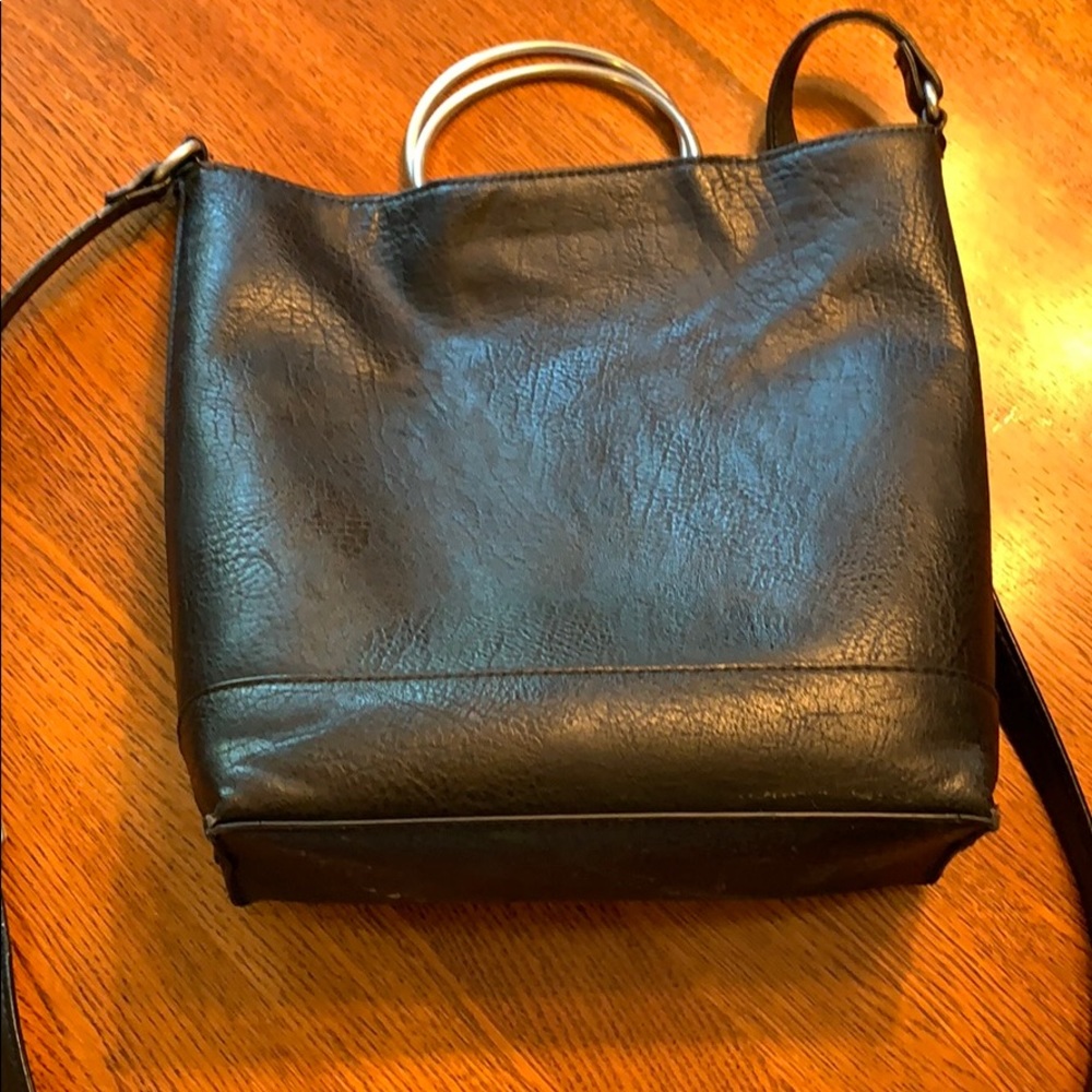 Black cross body purse